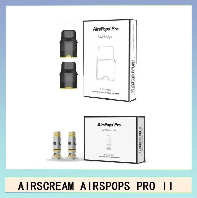 Airscream Airspops 芯 AIRSCREAM AIRSPOPS PRO II氣泡2代煙彈空倉霧化芯成品芯